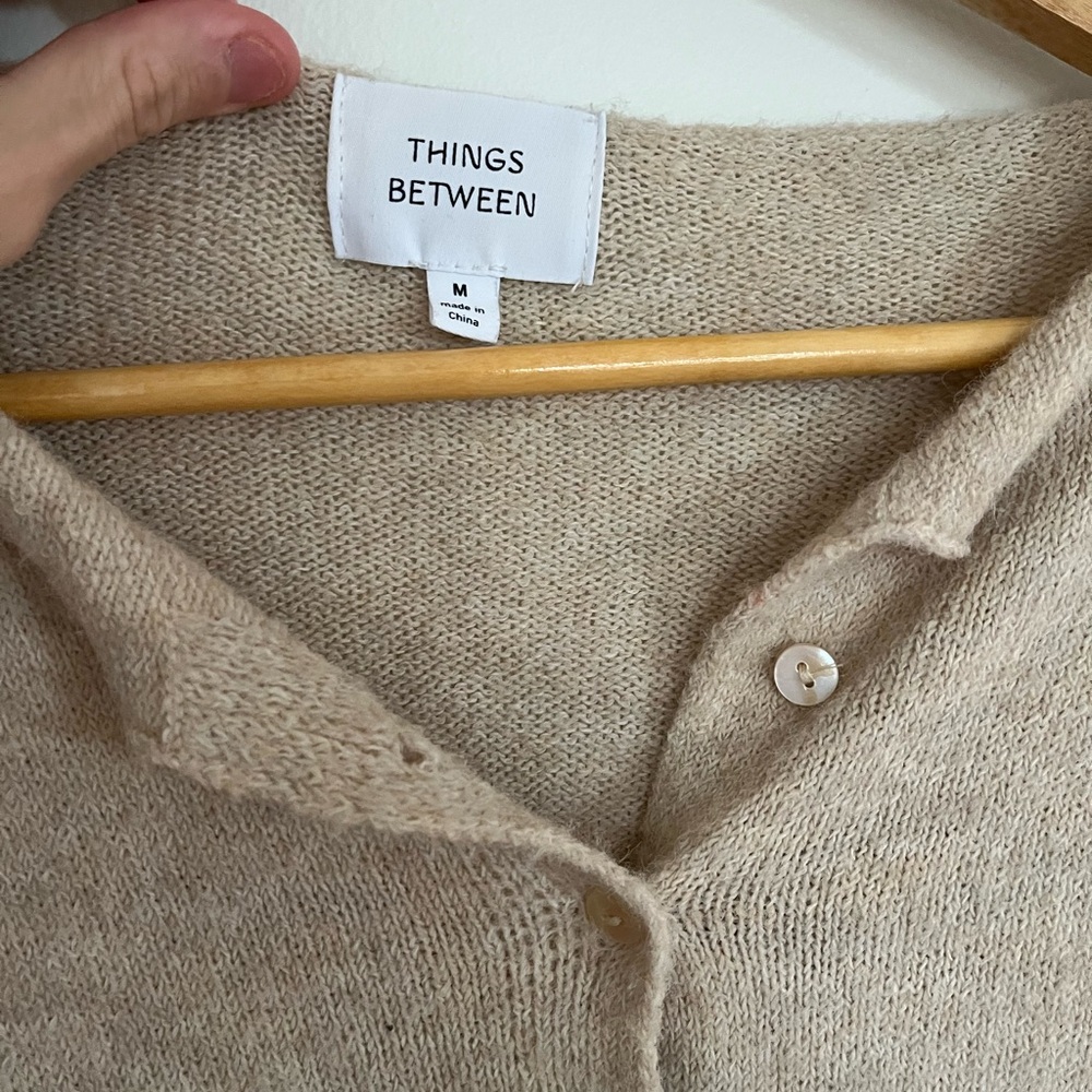 Things Between Oatmeal Cardigan - image 2